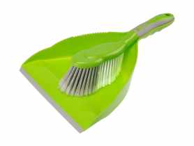Zmiotka z szufelką Platinum green RAVI