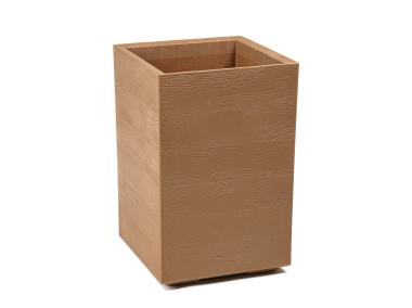 Zdjęcie: Kwietnik Karo 400x400x600 mm deska wood, naturalne drewno LAMELA