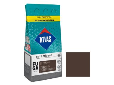 Zdjęcie: Fuga ceramiczna 124 ciemne wenge, alubag, 5 kg ATLAS