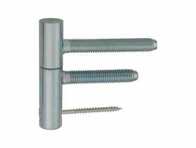 Zawias 13,5x60 mm ze stabilizacja ocynk biały, 2 sztuki METRO