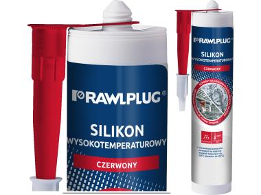 Zdjęcie: Silikon wysokotemperaturowy 350C czerwony 300ml