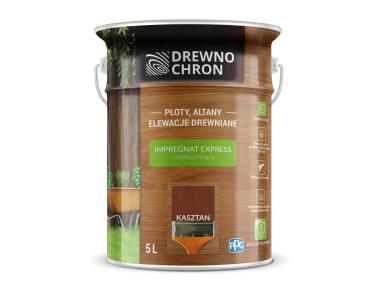 Zdjęcie: Impregnat Express kasztan 4,5 L DREWNOCHRON