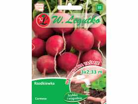 Rzodkiewka Carmesa czerwona taśma 7 m W.LEGUTKO