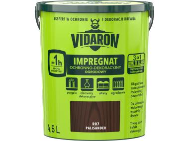 Zdjęcie: Impregnat ochronno- dekoracyjny 4,5 L palisander VIDARON