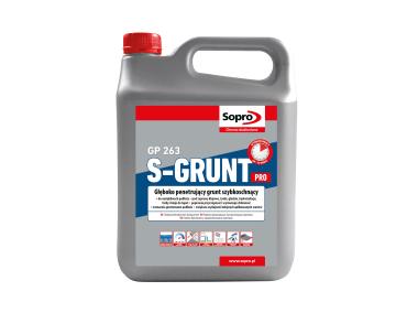 Zdjęcie: Grunt szybkoschnący głęboko penetrujący S-Grunt Pro GP 263 4 kg SOPRO