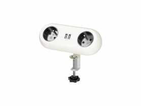 Przedłużacz biurkowy 2x2P+Z,2xUSB uchwyt 1,4 m 1 mm2 biały ORNO