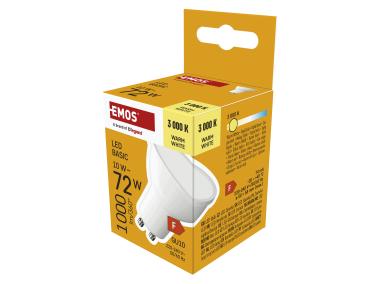 Zdjęcie: Żarówka LED MR16 10 W 1000 lm GU10 światło ciepłe EMOS