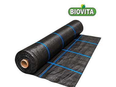 Zdjęcie: Agrotkanina mocna 100 g/m2 czarna 1,6 x 100 m BIOVITA