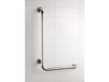 Zdjęcie: Uchwyt dla osób z niepełnosprawnością L Pro 55x55 cm chrom BISK