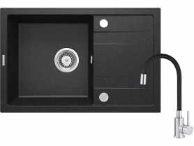 Zlewozmywak granitowy ZRC 2113, bateria B720 DEANTE