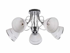 Lampa sufitowa Elotte 5x40 W biała CANDELLUX
