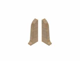 Zakończenia do listwy przypodłogowej Classic zaślepki 2 sztuki L,P Dąb Klepka Mat CEZAR