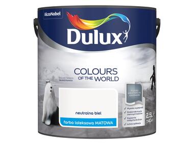 Zdjęcie: Farba lateksowa Kolory Świata 2,5 L neutralna biel DULUX