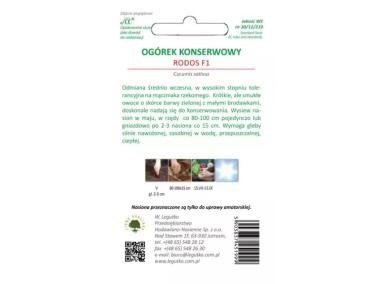 Zdjęcie: Ogórek konserwowy Rodos F1 W.LEGUTKO