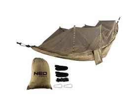 Hamak z moskitierą 330 x 140 cm zestaw NEO