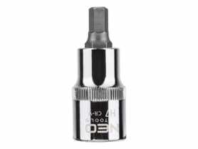 Końcówka sześciokątna na nasadce 1/2", H7 x 55 mm NEO