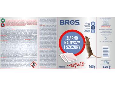 Zdjęcie: Ziarno na myszy i szczury 0,14 kg BROS