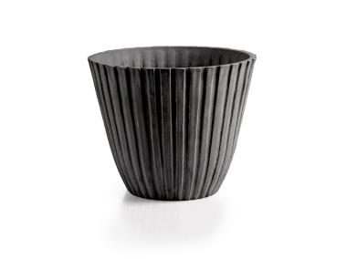 Zdjęcie: Doniczka z surowców 15x15x15 cm szara TIN TOURS