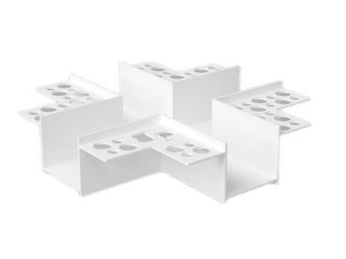 Zdjęcie: Profil krzyżowy PVC BP11 H3 CC biały, łącznik do listew do boniowania BP11 H3 BELLA PLAST