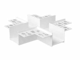 Profil krzyżowy PVC BP11 H3 CC biały, łącznik do listew do boniowania BP11 H3 BELLA PLAST
