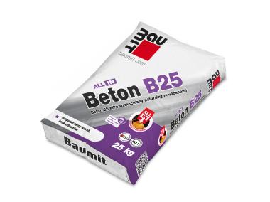 Zdjęcie: Beton C20/25 wzmocniony naturalnymi włóknami All In Beton B25 -30 kg BAUMIT