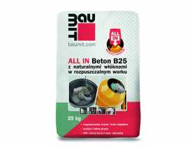 Beton C20/25 wzmocniony naturalnymi włóknami All In Beton B25 -30 kg BAUMIT