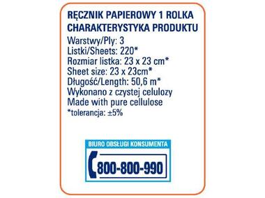 Zdjęcie: Ręcznik papierowy Absorb 1 rolka REGINA