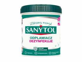 Odplamiacz dezynfekujący w proszku do tkanin białych i kolorowych 450 g SANYTOL