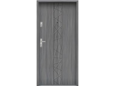 Zdjęcie: Drzwi wejściowe do mieszkań Bastion N-53 Mokka 90 cm prawe OSP KR CENTER
