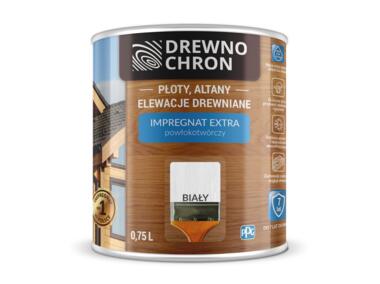 Zdjęcie: Impregnat do drewna Extra biały 0,75 L DREWNOCHRON