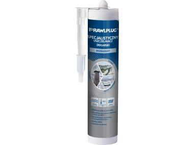 Zdjęcie: Uszczelniacz dekarski specjalistyczny żywiczny R-SL-DEK-SPEC bezbarwny 300 ml RAWLPLUG