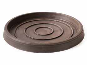 Podstawka pod doniczkę 16,3x16,3x1,5 cm brązowa TIN TOURS