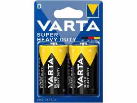 Bateria cynkowo-węglowa Super Heavy Duty R20/D 2 sztuki VARTA