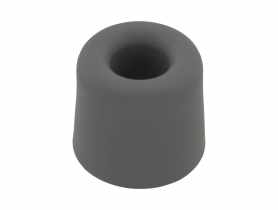 Odbojnik drzwiowy gumowy H-28x32 mm szary METRO