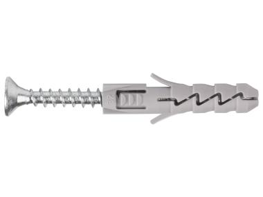 Zdjęcie: Kołek rozporowy FIX 6x30 mm z wkrętem 3,5x30 mm 80 szt. KOELNER