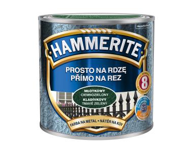 Zdjęcie: Farba do metalu 0,25 L młotkowy ciemnozielony HAMMERITE