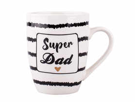 Kubek baryłka NBC 300 ml dek. super dad ALTOMDESIGN