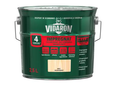 Zdjęcie: Impregnat do drewna grunt bezbarwny 2,5 L VIDARON
