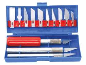 Nożyki modelarskie, 16 sztuk TOP TOOLS