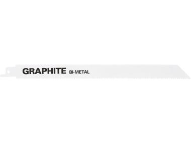 Zdjęcie: Brzeszczoty bagnetowe 250 x 20 x 0.9 mm, 10TPI, kpl. 2 szt. GRAPHITE
