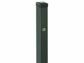 Słup bramowy z nitonakrętką 70x70 mm - 2 m ocynk+ral7016 struktura POLBRAM