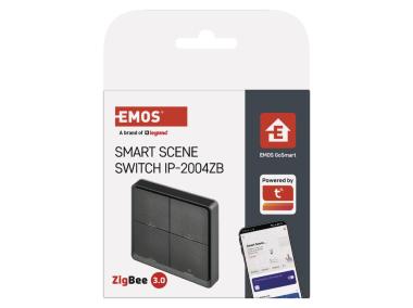 Zdjęcie: Przełącznik GoSmart scen IP-2004ZB, ZigBee 3.0, czteroprzyciskowy EMOS