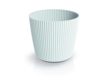 Zdjęcie: Doniczka Milly Round biały, wysokość 9,5 cm PROSPEPLAST