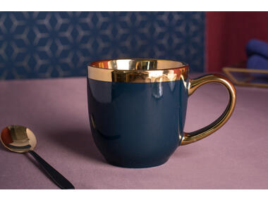 Zdjęcie: Kubek Aurora Gold 300 ml ciemny granat ALTOMDESIGN
