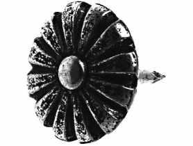 Gwoździe tapicerskie patynowane, grawerowane 14 mm, 16 sztuk HSI