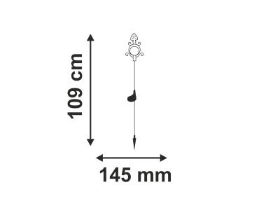 Zdjęcie: Lampa solana Koral 2 kolory czarna POLUX