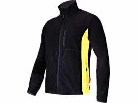 Bluza polarowa czarno-żółta, 2XL, CE, LAHTI PRO