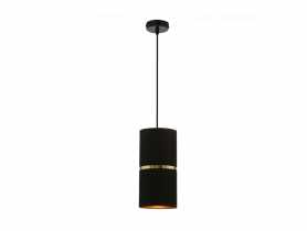 Lampa wisząca Gina 1x60 W E27 czarny CANDELLUX