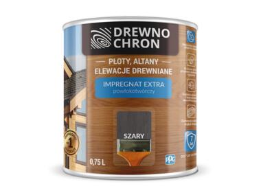 Zdjęcie: Impregnat do drewna Extra szary 0,75 L DREWNOCHRON