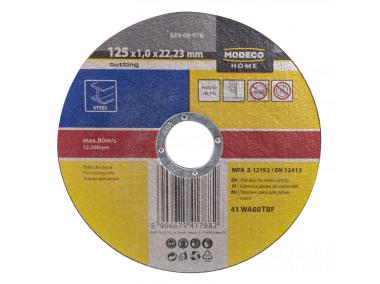 Zdjęcie: Ściernica do cięcia stali 125x1.0x2223 mm płaska HOME TOOLS